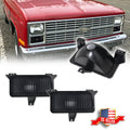 Smoked Front Turn Signal Park Lamps for Chevrolet GMC Pickup Truck (1983–1987)