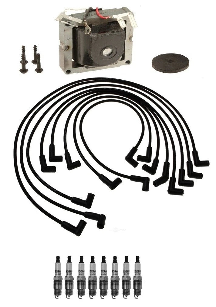 Ignition Wires & Spark Plugs Kit for Chevy Corvette 5.7L V8 (1986–1987)