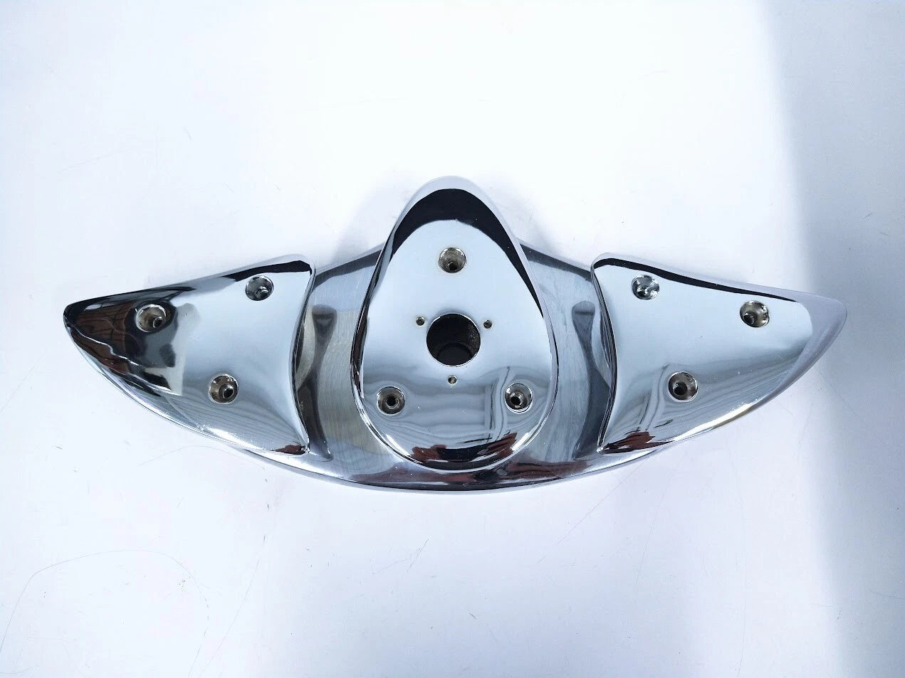 Marine Chrome Bronze Bow Cleat Chock for Bertram 38 (No Screws)