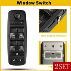 Set of 2 Power Window Master Switches for Dodge Durango (2014–2015)