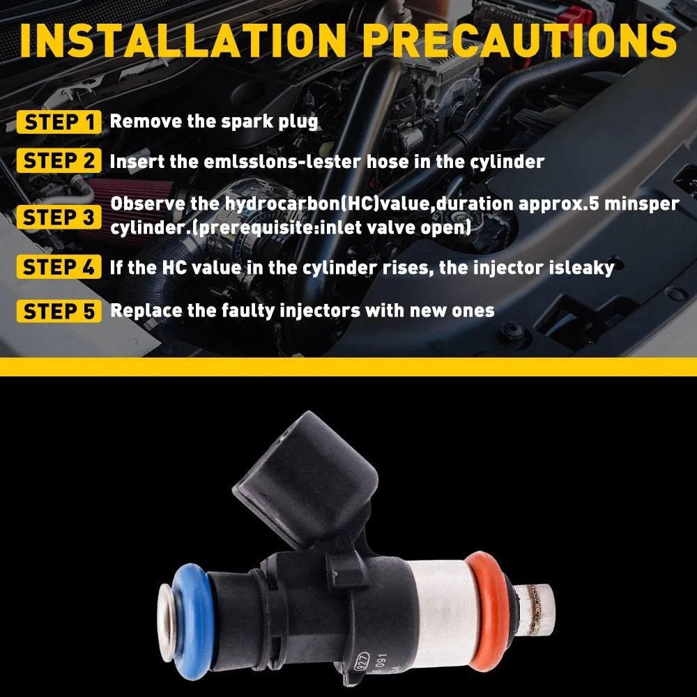 6X Fuel Injectors 5184085AC for Ram Promaster 1500 2500 3500 (2014–2017)