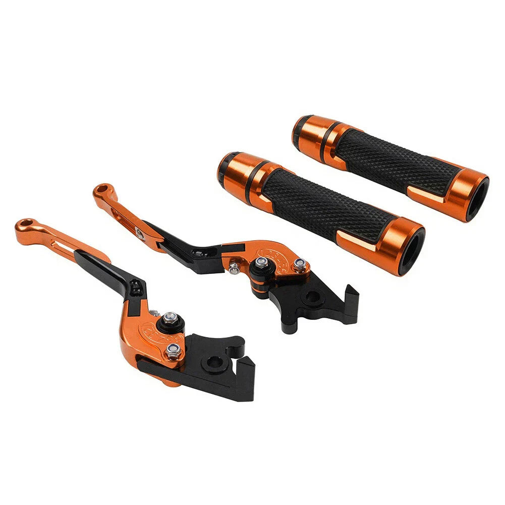 Orange Extendable Brake Clutch Levers Grip Set for Honda ADV150 (2019-2020)