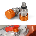 CNC Fork Bleeder Valves M4x0.7 for KTM 50SX 65SX 85SX 105SX 125SX 144SX 250SX