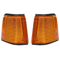 Front Amber Marker Lights Lens Set for Oldsmobile Cutlass Supreme (1987–1988)