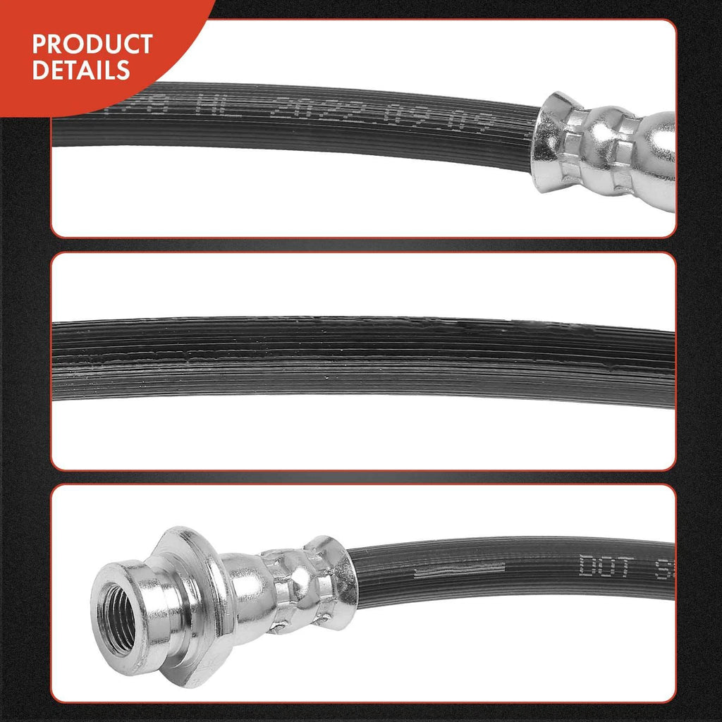 Front Brake Hydraulic Hose for Chevy Metro (1998–2001) Suzuki Swift (1990–2001)