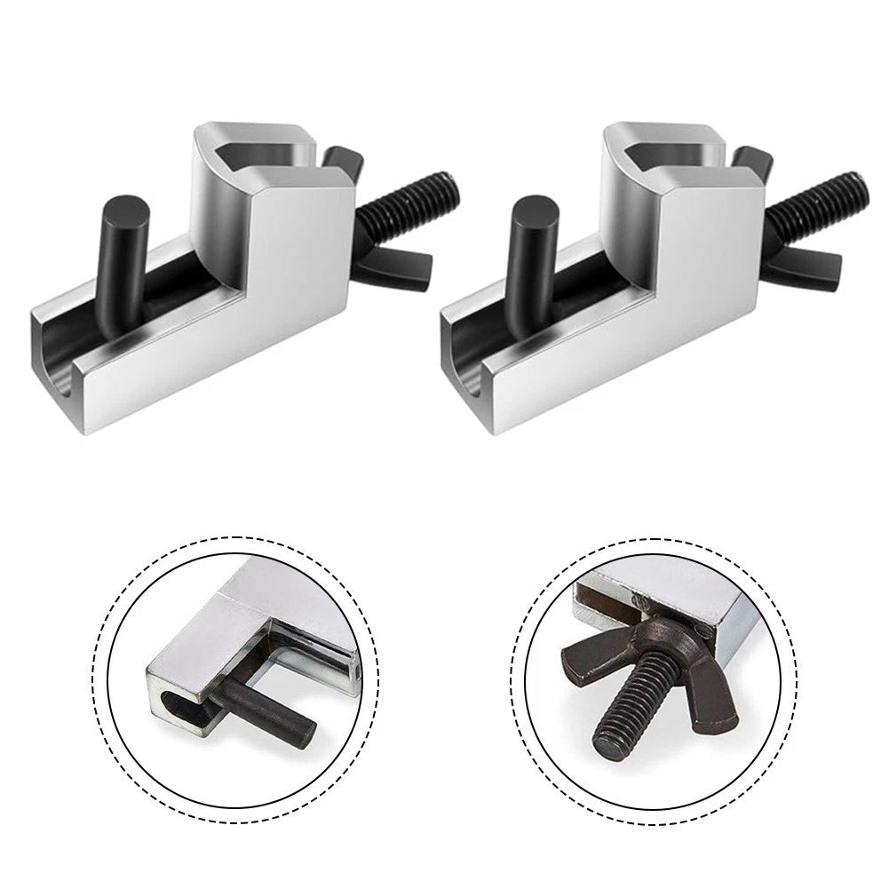 Set of 2 Brake Pipe Clamp and Vacuum Hose Clamp Tools for Auto Use