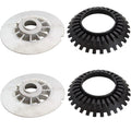 Set of 2 Front Upper Coil Spring Seat / Insulator for Voyager Caravan (1996–2003)