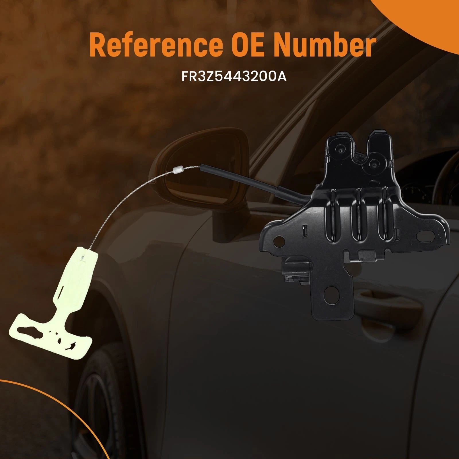 Door Lock Actuator Rear for Ford Police Responder (2013–2019) FR3Z5443200A