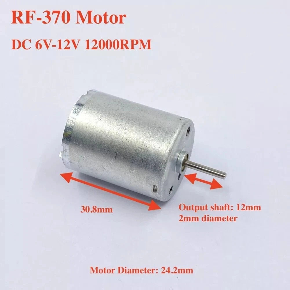 RF370CA Small Motor for DIY Projects and Toy Builds