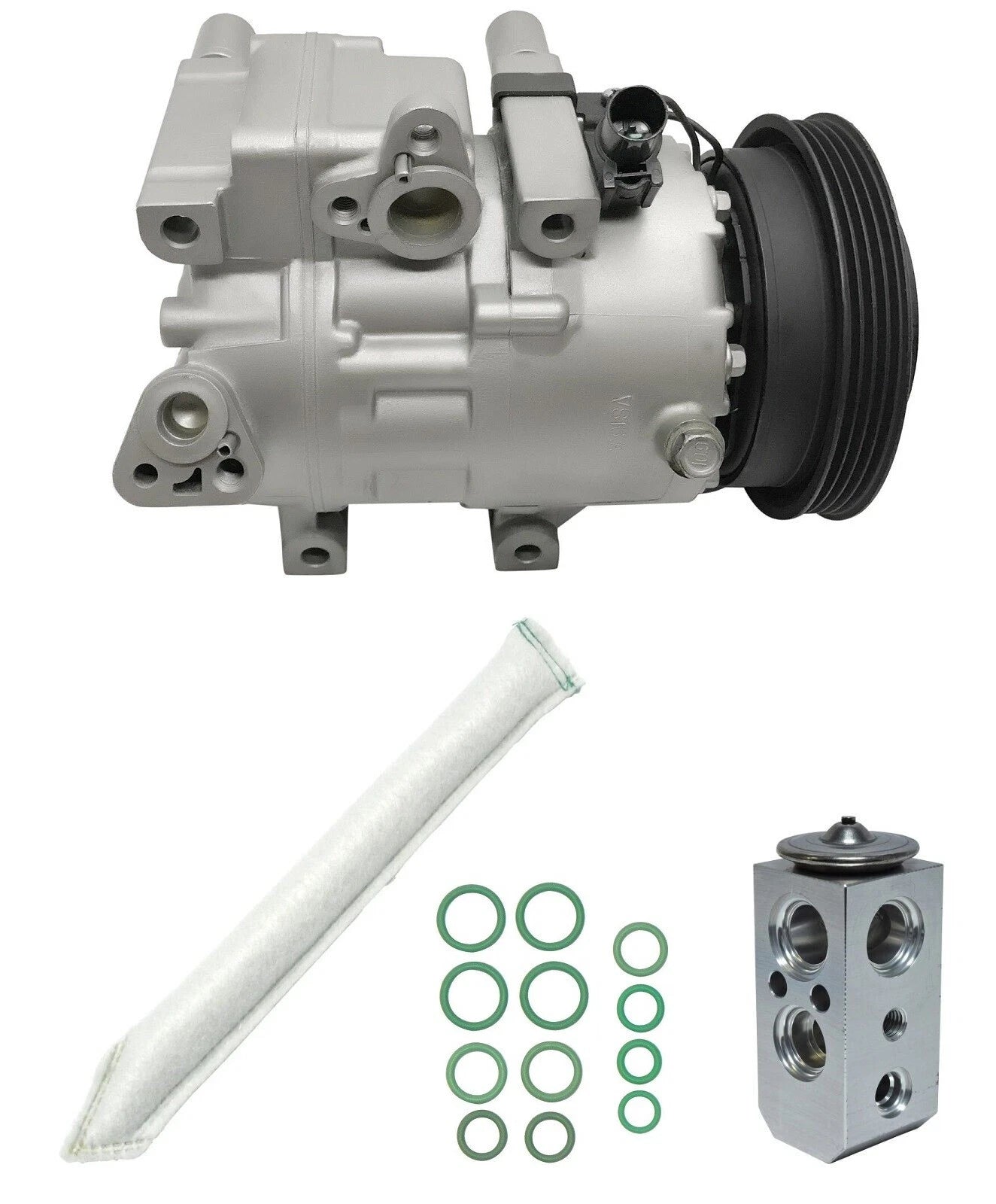 AC Compressor Kit Replacement for Hyundai Accent 1.6L (2007-2011)