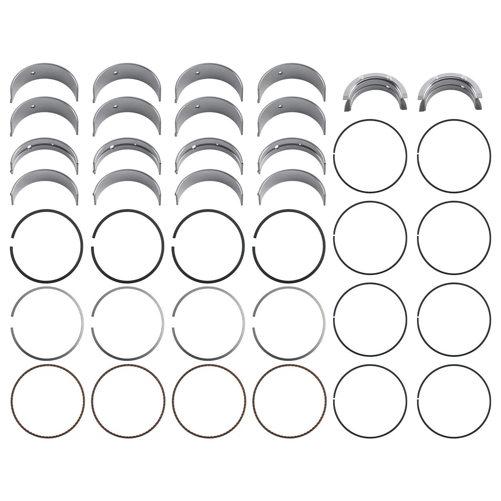 Complete Ring Set for Nissan Pickup/Stanza 2.4L KA24E (1989-1997)