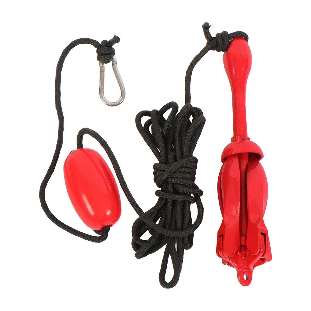 Folding Boat Anchor Kit 5.5lb for Small Boats (Fits Canoes, Paddle Boards)