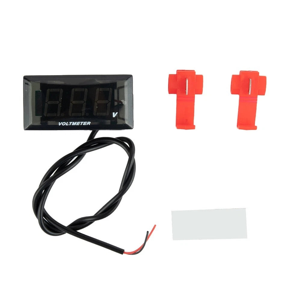Digital Voltmeter Monitor for Cars Motorcycles (12V)