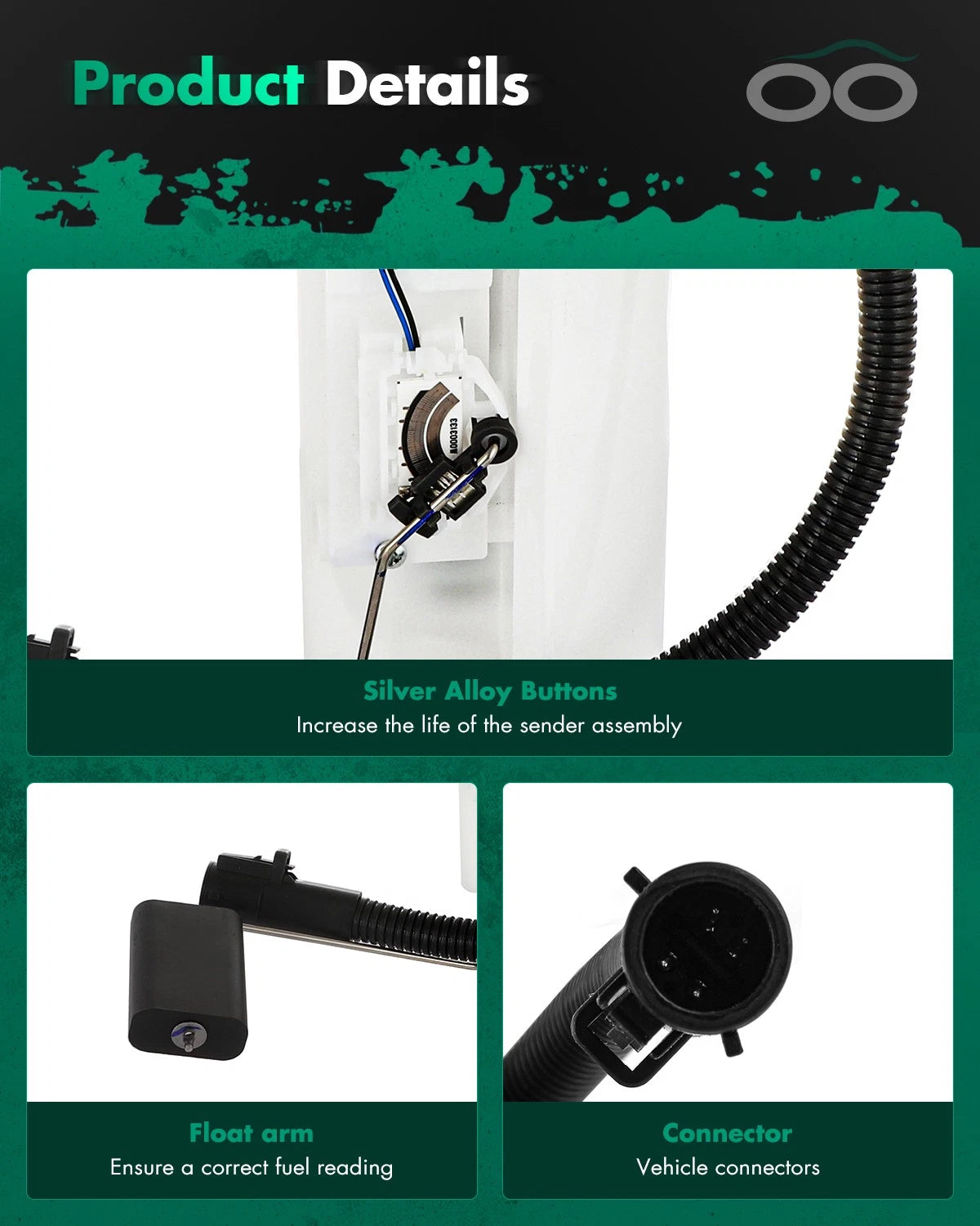 Electric Fuel Pump Module for Ford F-350 (1992–1996) V8 7.5L SP2006H