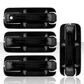 16pc Door Handle Covers for 2017-19 Ford Superduty Super Crew - Black w/o Smart