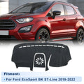 Dash Cover for Ford EcoSport (2018–2022) - Polyester Gray