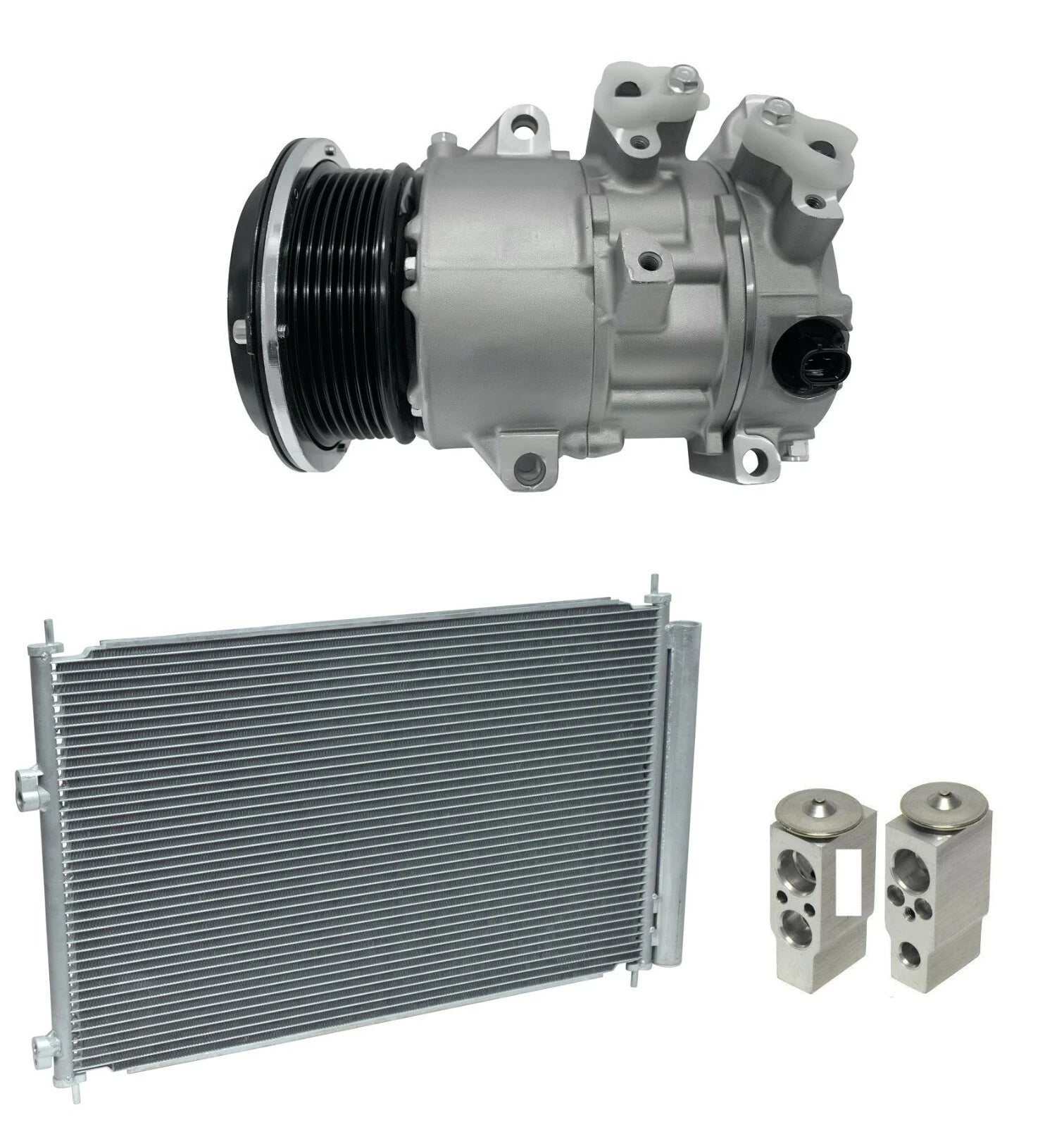 AC Compressor Kit With Condenser for Toyota RAV4 2.4L (2008–2012)