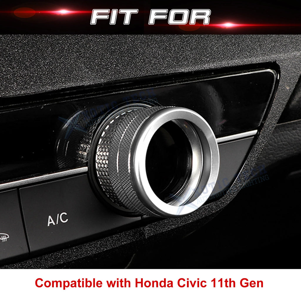 Center AC Climate Control Ring Cover Trim for Honda Civic (2016-2021)