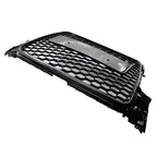 Black RS Honeycomb Mesh Front Hood Bumper Grille for Audi A4 B8 (2009–2012)