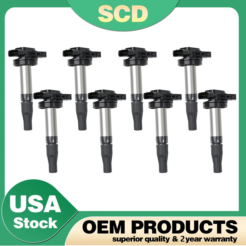 8PCS Ignition Coil for Land Rover Range Rover Jaguar XF XJ8 (2006–2015) UF519