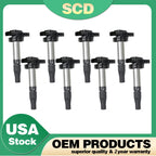 8PCS Ignition Coil for Land Rover Range Rover Jaguar XF XJ8 (2006–2015) UF519