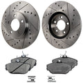 Front Brake Disc Rotors and Pads Kit for Ford Taurus Mercury Sable (2001)