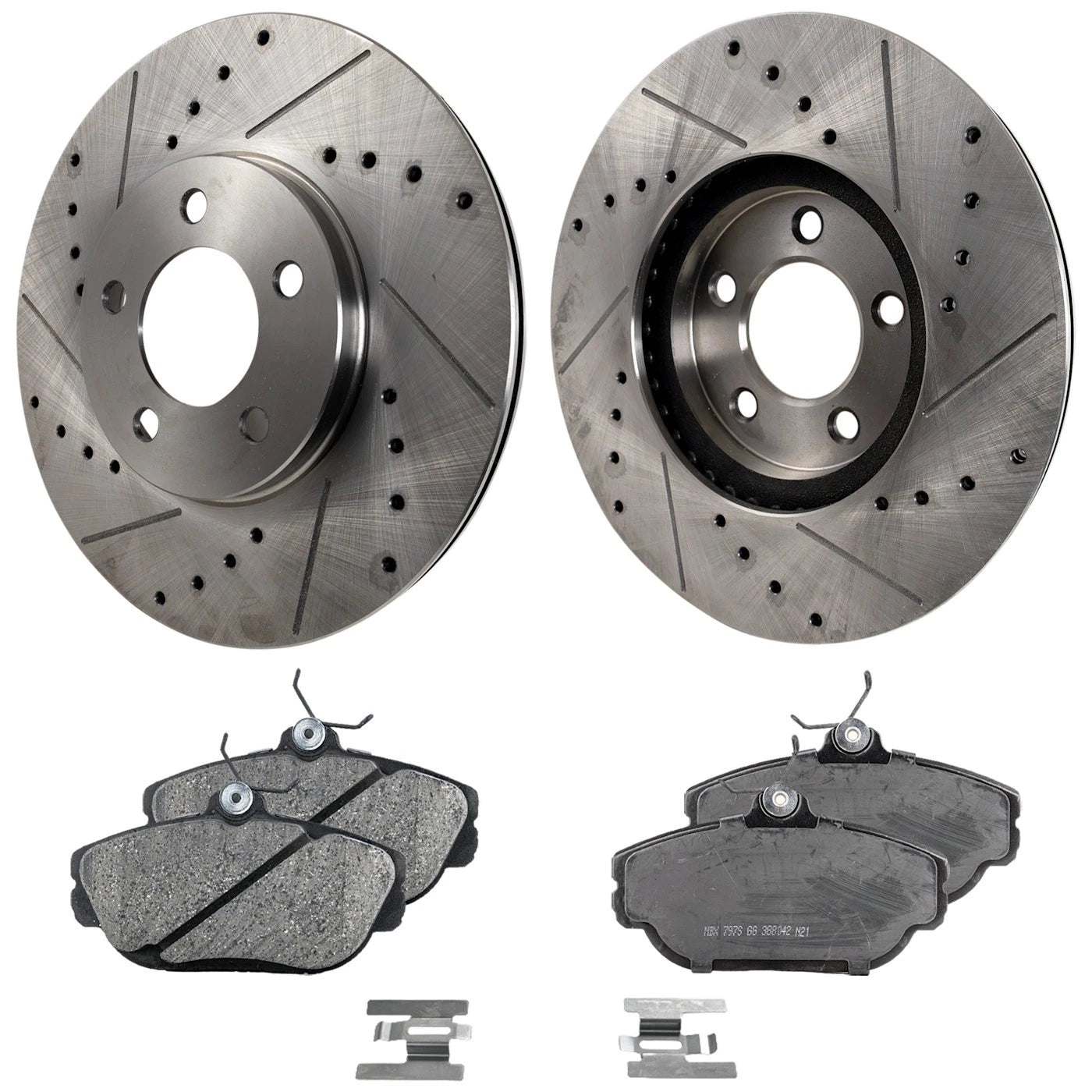 Front Brake Disc Rotors and Pads Kit for Ford Taurus Mercury Sable (2001)