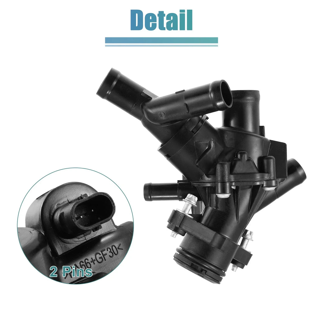 Engine Thermostat Housing Assembly for Mercedes-Benz CLA250 CLA45 (2014-2019)