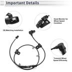 ABS Wheel Speed Sensor for Hyundai Elantra (No. 956702D050/956702D000)