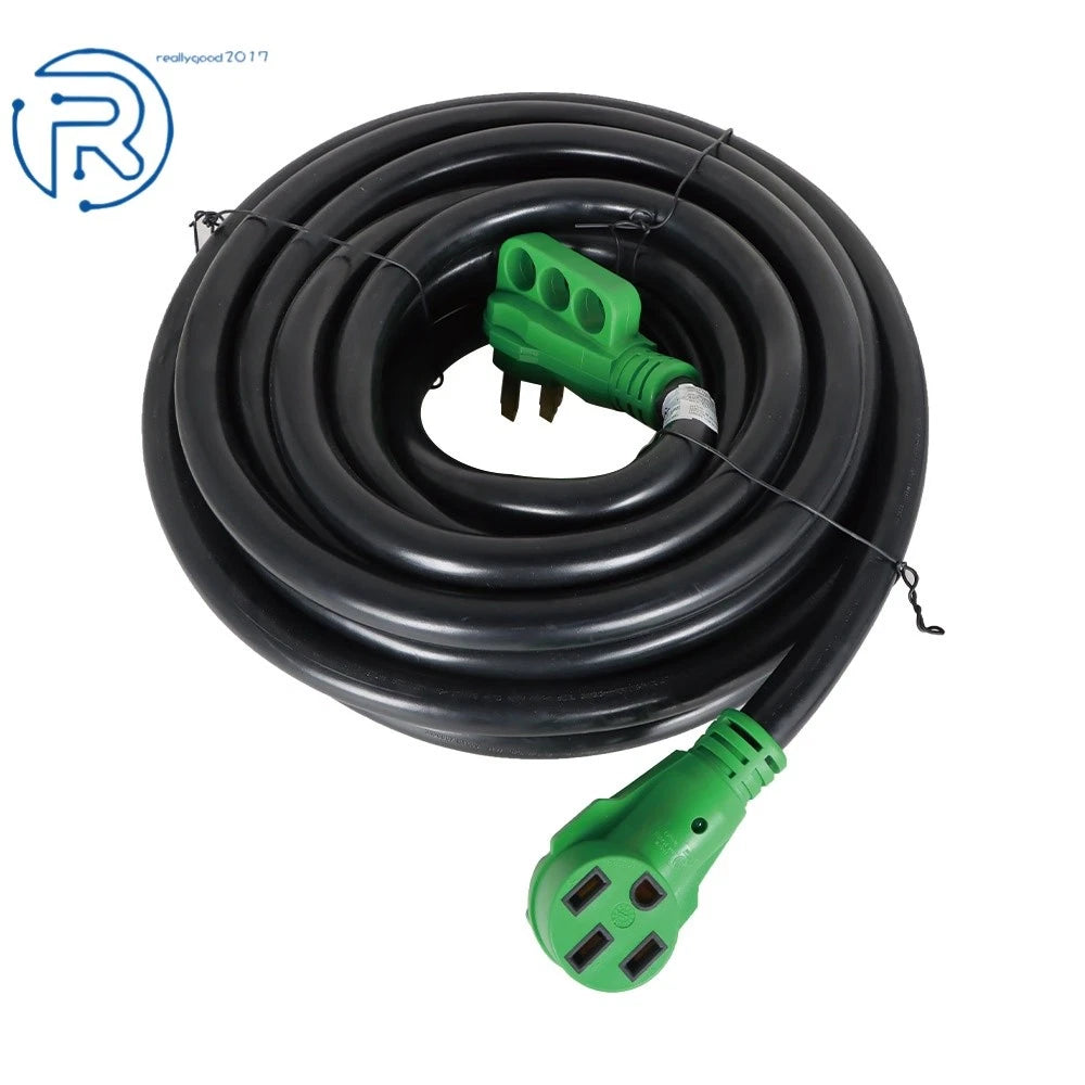 50 Amp RV Extension Cord for Trailer Motorhome Camper (15FT-50FT)