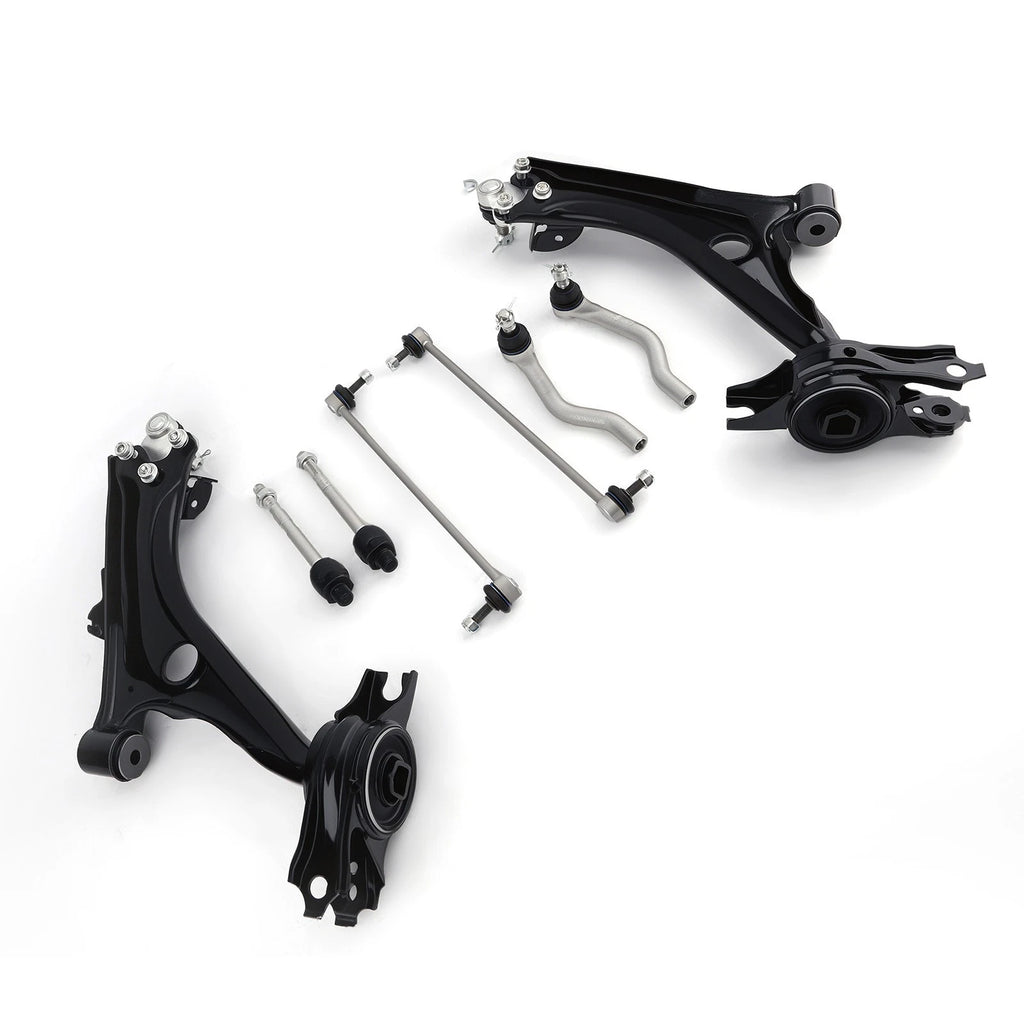 Set of 8 Front Lower Control Arms Sway Bars Tie Rod Ends for Honda Civic (2016–2019)