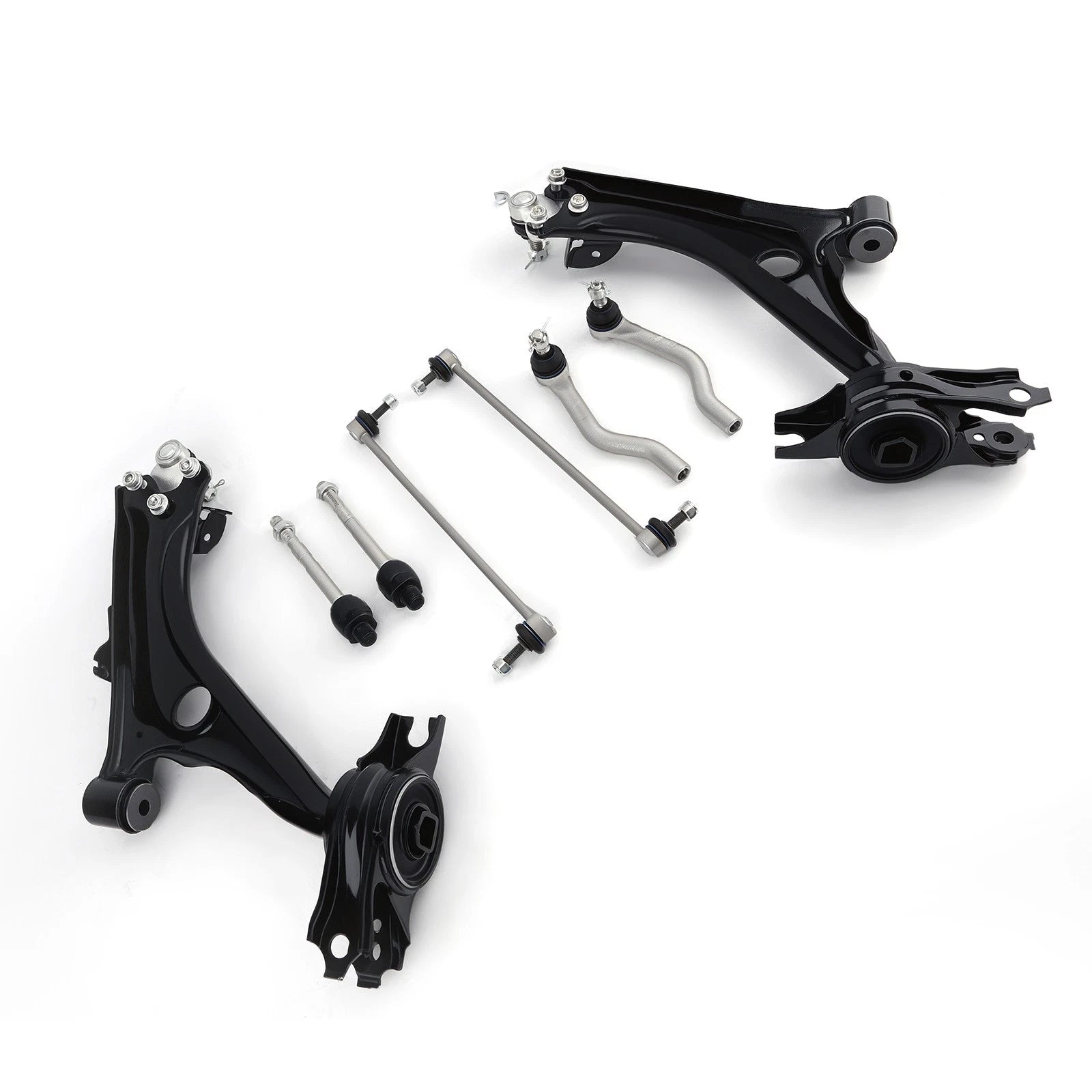 Set of 8 Front Lower Control Arms Sway Bars Tie Rod Ends for Honda Civic (2016–2019)