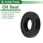 Oil Seal   22x48x10mm NBR Rubber Black