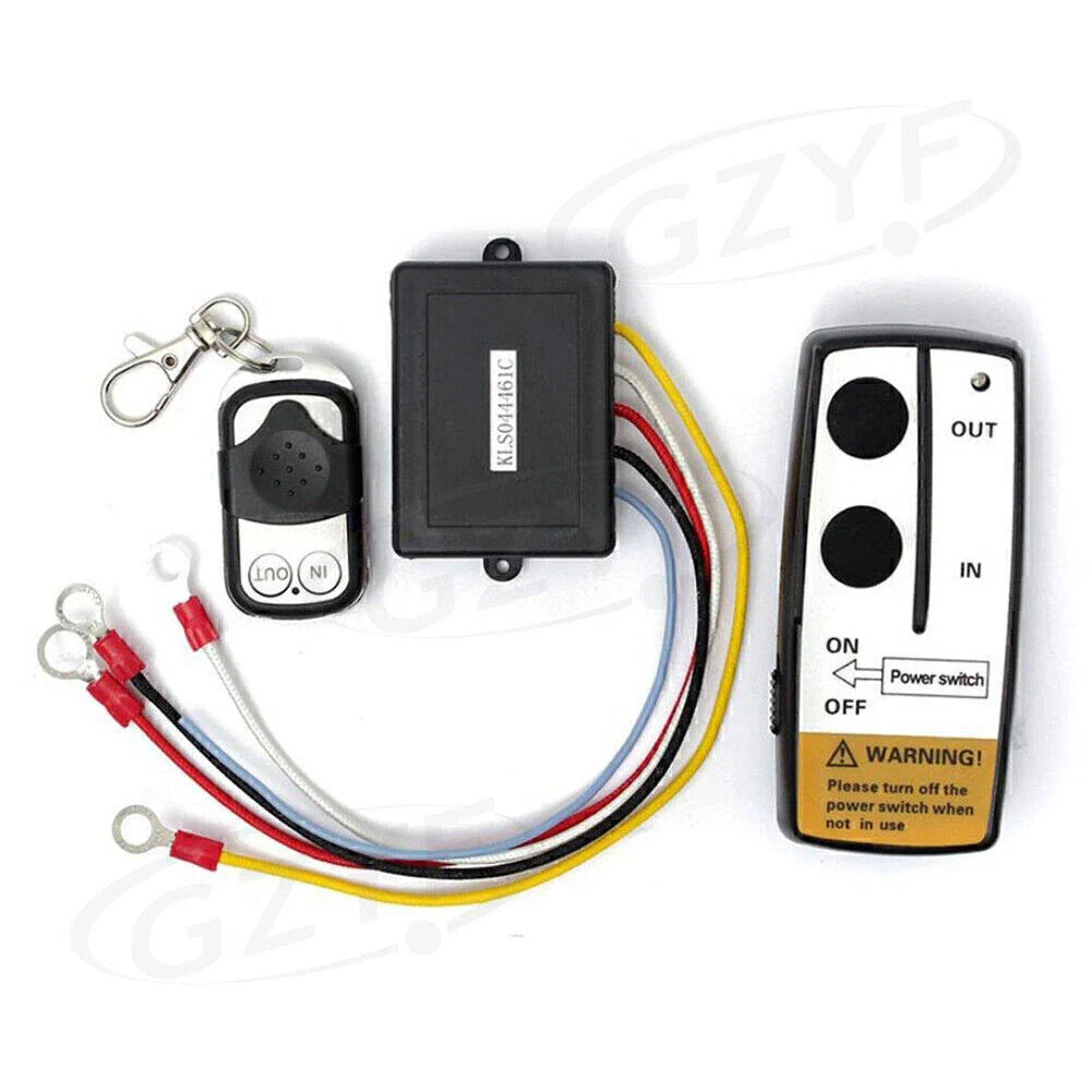 Wireless RC Winch Kit 12V 50FT for Truck Jeep ATV Warn Ramsey