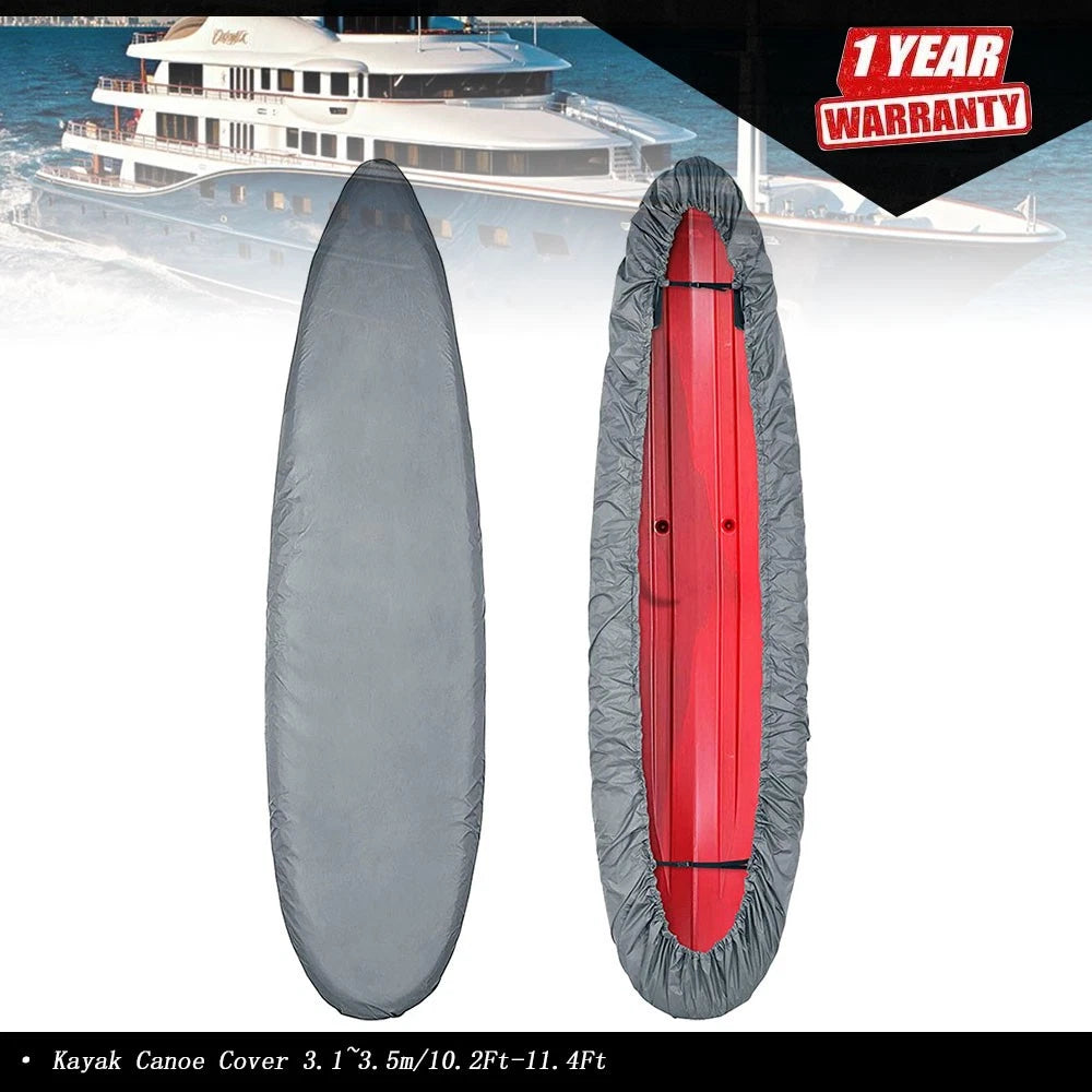Canoe Cover for Kayak 3.1-3.5m (10.2Ft-11.4Ft)