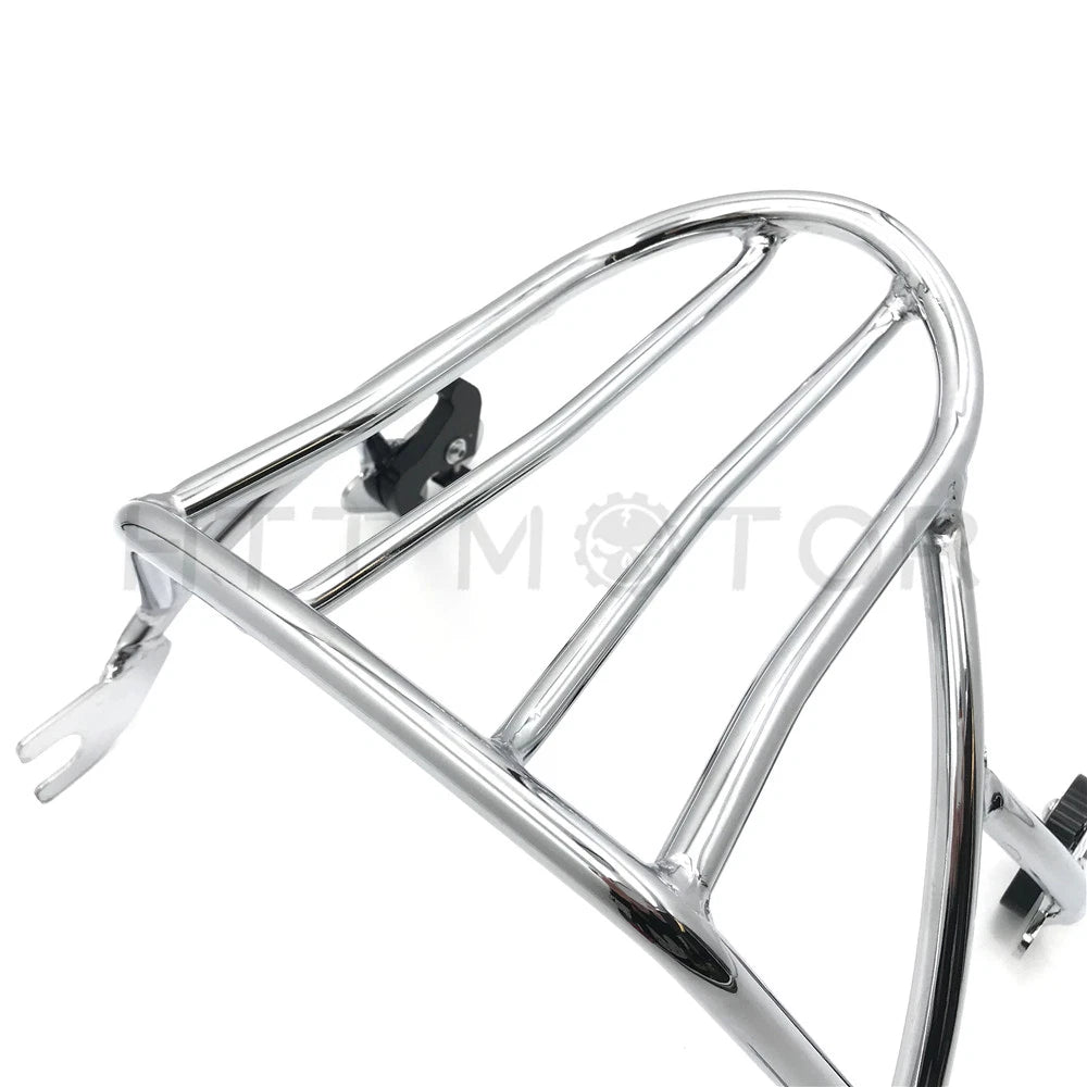 Chrome fender luggage rack for Harley Sportster XL 883 1200 (2004–2023)