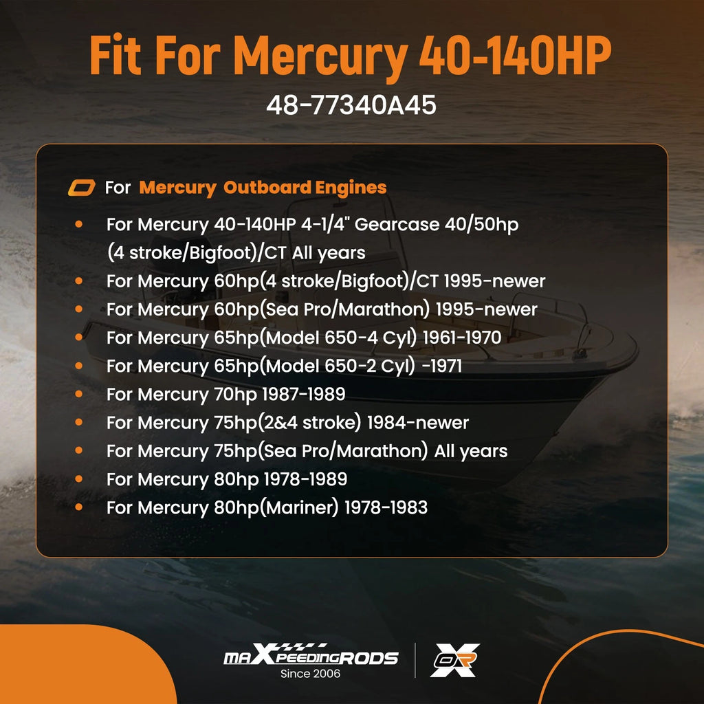 3 Blade Marine Prop 14x13 for Mercury 40-140HP