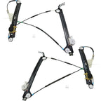 Window Regulator Set for BMW 128i (2008–2013) Front Driver & Passenger