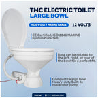 TMC Electric Toilet for Large Bowl 12V (FO4706)