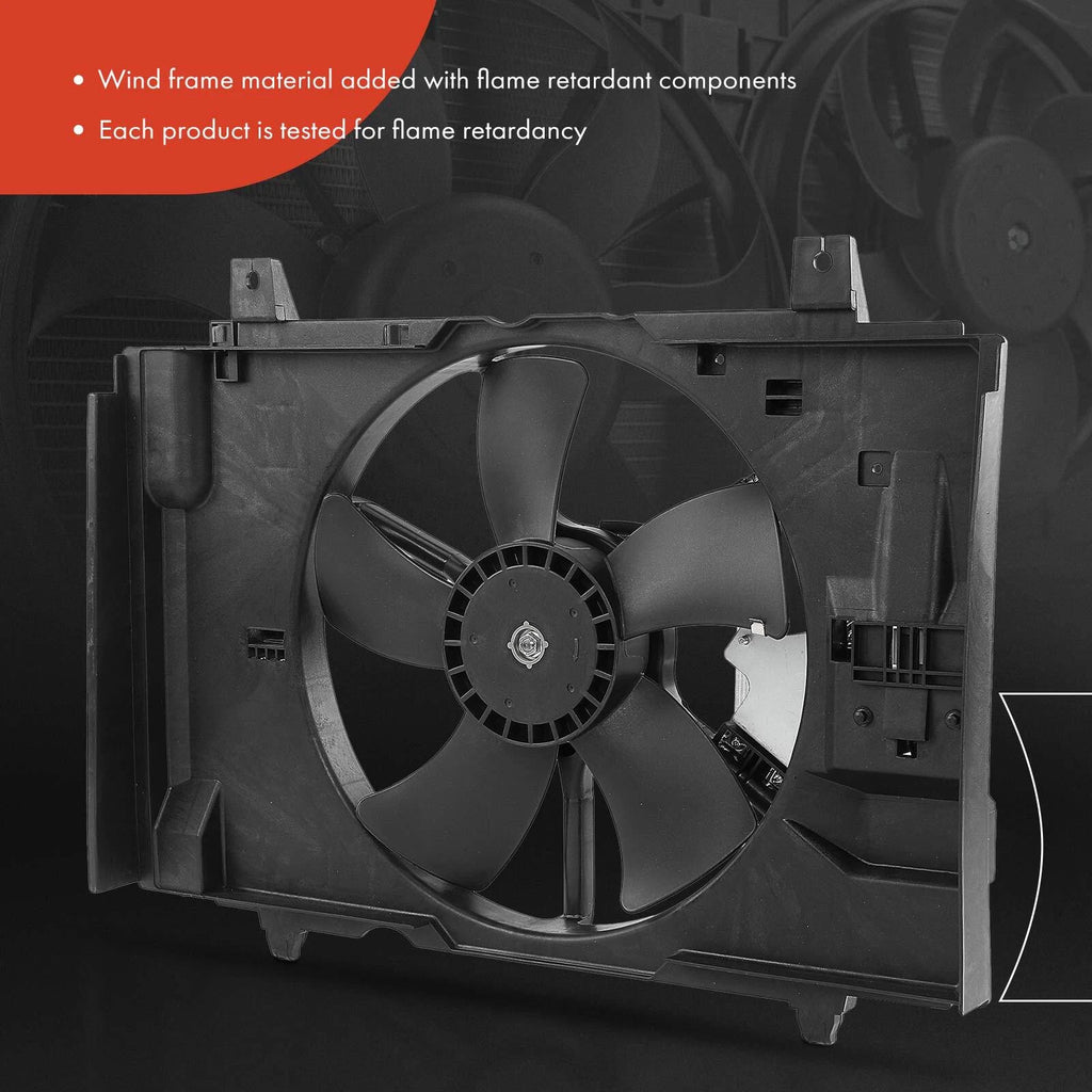 Cooling Fan Assembly with Shroud for Nissan Versa (2007–2013)