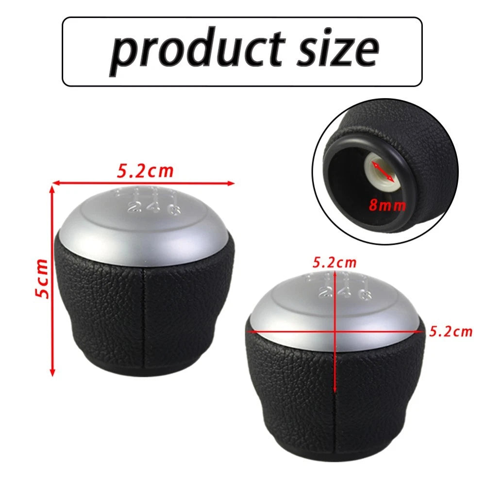 6 Speed Manual Gear Knob for Aftermarket Accessory (ABS Plastic)