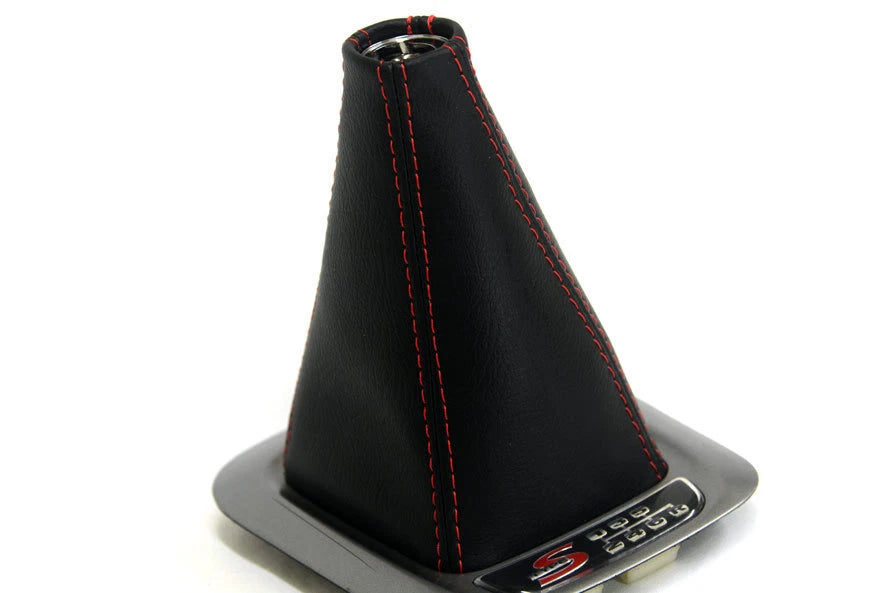 Manual Shift Boot Cover for Acura CL (2001–2003) Red Stitch PVC Leather