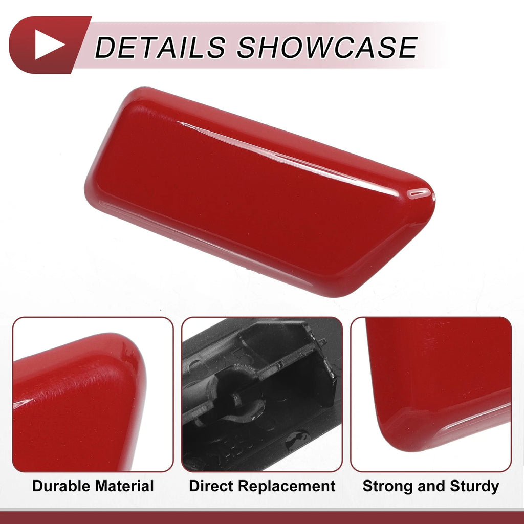 Front Right Washer Nozzle Cover Cap for Mitsubishi Outlander (2006–2018) Red