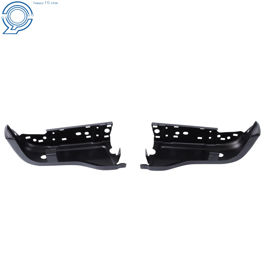 Set of 2 Rear Bumper Caps for Ford Ranger (2019–2023) Black Openings