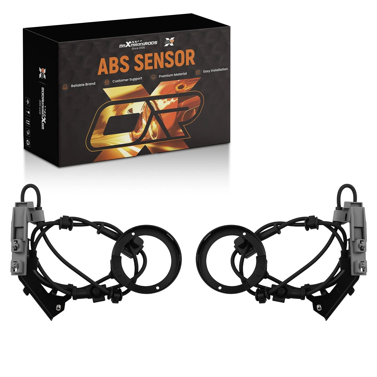 ABS Wheel Speed Sensor L/R Front for GMC Canyon Colorado (2004–2008) 15100274