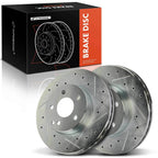 Front Side Drilled Brake Rotors for Mercedes-Benz C250 C300 (2010–2015)
