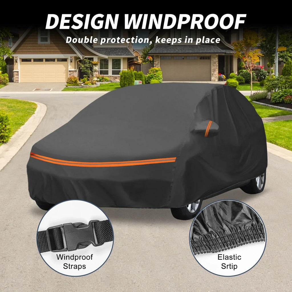 Waterproof PEVA Cotton Car Cover for Hyundai i20 (2014-2021) with Zipper