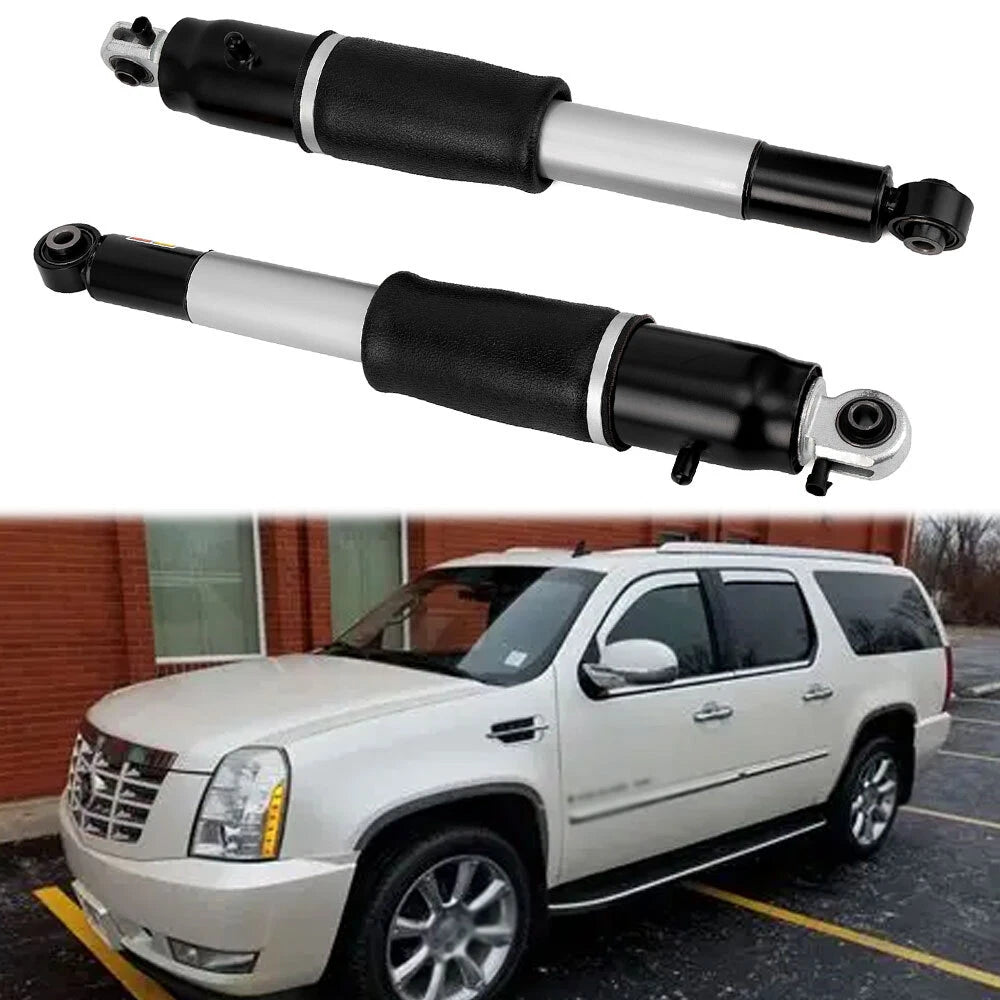 Pair 25" Rear Air Suspension Shock for Chevy GMC Cadillac Escalade (2007–2014)