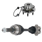 CV Axle & Wheel Bearings Hub for Chevy Silverado GMC Sierra 1500 (2007–2018)