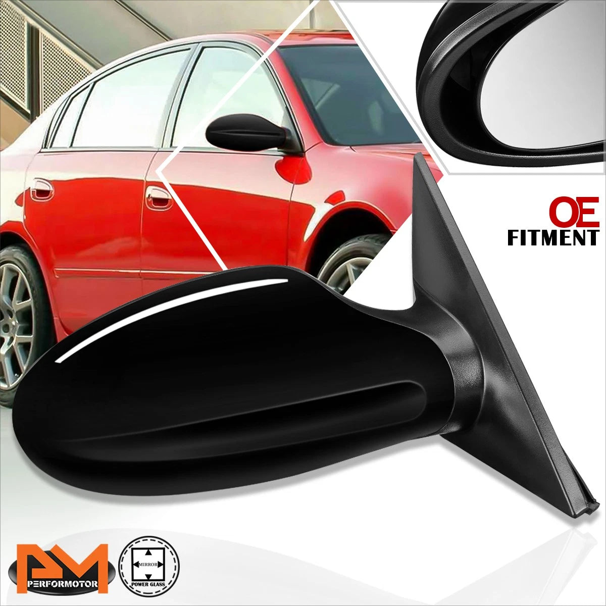 OE Style Powered Adjustable Side View Mirror for Nissan Altima (2004–2006)